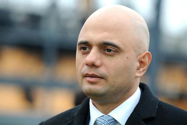 Secretary of state for communities and local government Sajid Javid.