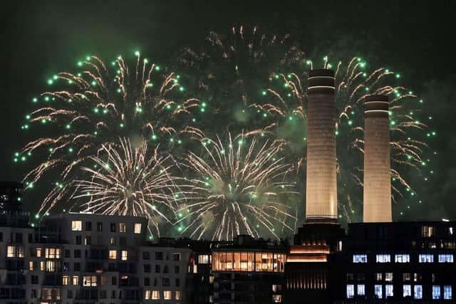 New Year’s Eve fireworks will be on TV (image: AFP/Getty Images)