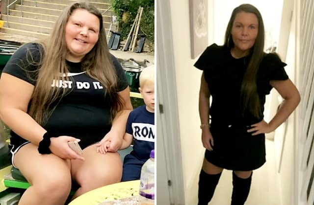 A woman who lost seven-and-a-half stone says she’s hotter now she’s in her 40s than she ever was in her 20s