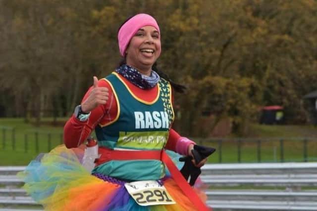 Rashi Wright, a self-confessed sub-standard runner
