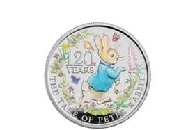 The coin marks 120 years since the first publication of The Tale of Peter Rabbit (Photo: Royal Mint)