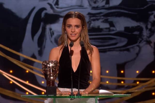 Emma Watson appeared to make a subtle dig towards JK Rowling (Photo: BBC)