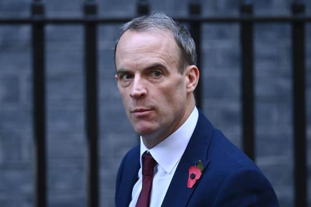 In evidence presented to MPs, a whistleblower has said then Foreign Secretary Dominic Raab ‘failed to grasp the situation' in Afghanistan (image: Getty Images)