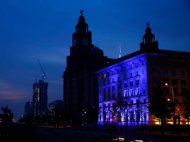 Landmarks across England will be lighting up blue on Saturday 3 July (Photo: Clive Brunskill/Getty Images)