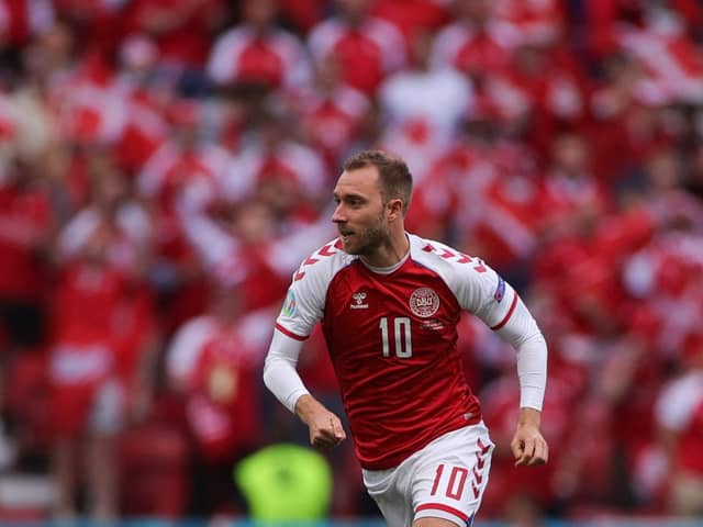 Christian Eriksen is 'stable' and in hospital, according to the Danish FA (Getty Images)