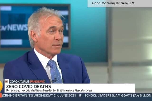 Dr Hilary warned the UK has not reached the “beginning of the end” of Covid-19 (Photo: ITV)