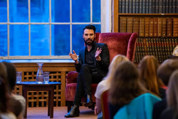 Strictly host Rylan Clark has denied rumours he is the BBC presenter accused of paying a teenager for sexually explicit pictures. (Photo by Nordin Catic/Getty Images For The Cambridge Union)