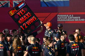 Max Verstappen has helped secure a record breaking win for Red Bull