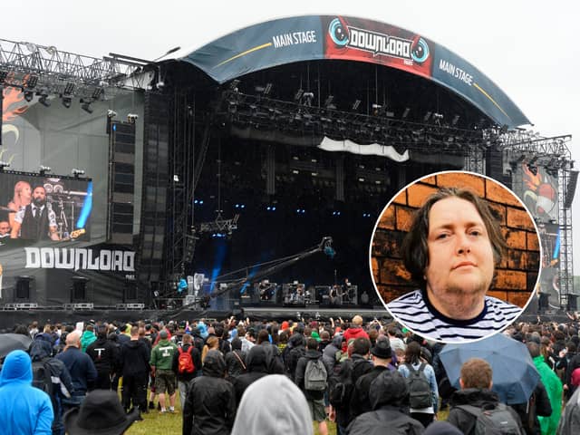 Benjamin Jackson shares his experiences as a Download Festival reveller of yesteryear - so what's his advice on plastic bottle fights and "overindulgence"? (Credit: Getty/Provided)