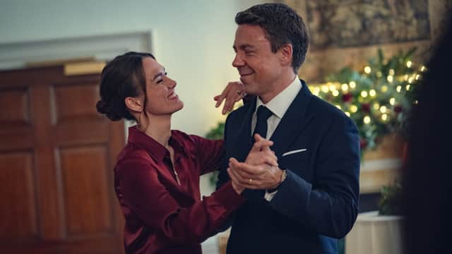 Keira Knightley (L) in Netfix's Black Doves. Photo: Netflix