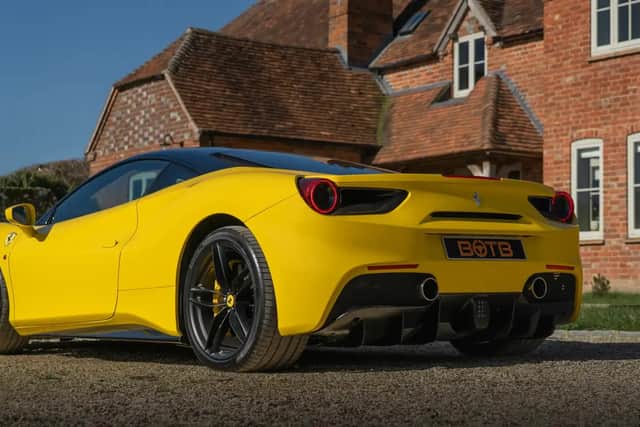 The 488 GTB can get from 0-60mph in three seconds