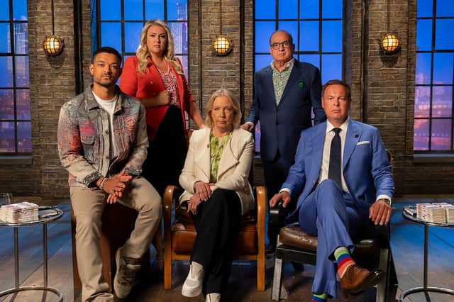 Dragons' Den cast on BBC