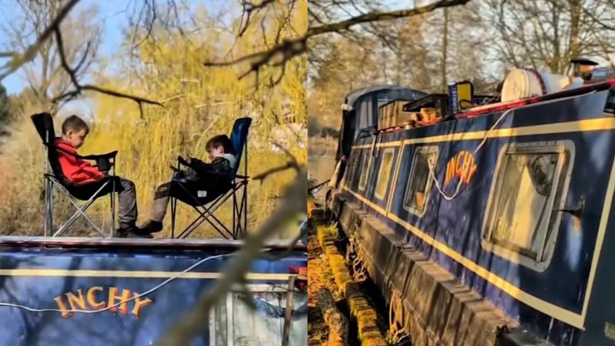 Meet the Milton Keynes dad raising his sons on two boats