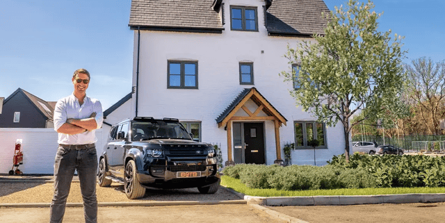 The Hampshire home is a new-build, in a stunning new development
