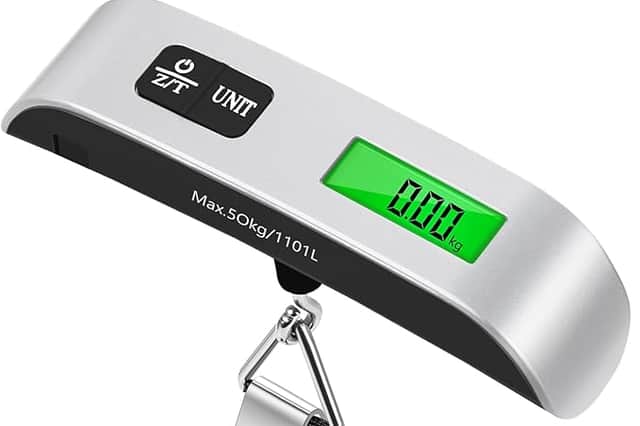 Avoid excess fees with this compact and easy-to-read luggage scale