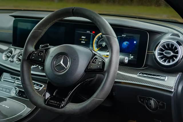 Alcantara touches are a signature of AMGs