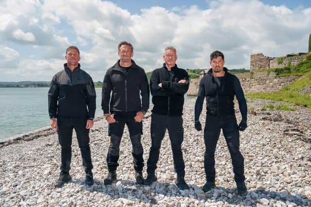 DS Chris, DS Foxy, DS Billy and DS Rudy on Celebrity SAS: Who Dares Wins