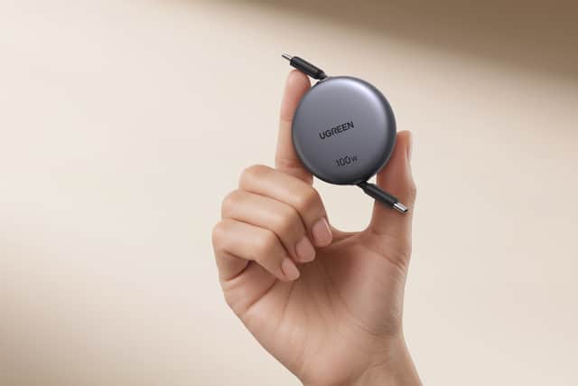 This handy little cable reel is perfect for travellers