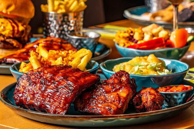 Harvester's menu is loaded with British favourites