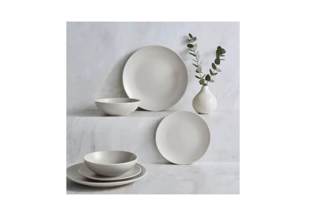 Stoneware 12 Piece Dinner Set