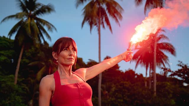 Davina McCall hosts Stranded on Honeymoon Island
