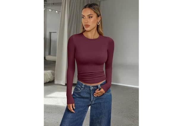 Women’s long sleeve shirts basic tee  £5.68