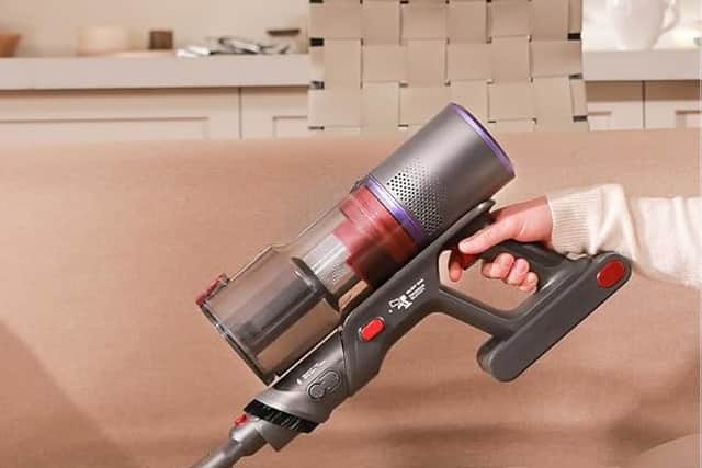 It even has small-area attachments, like a... er, Dyson