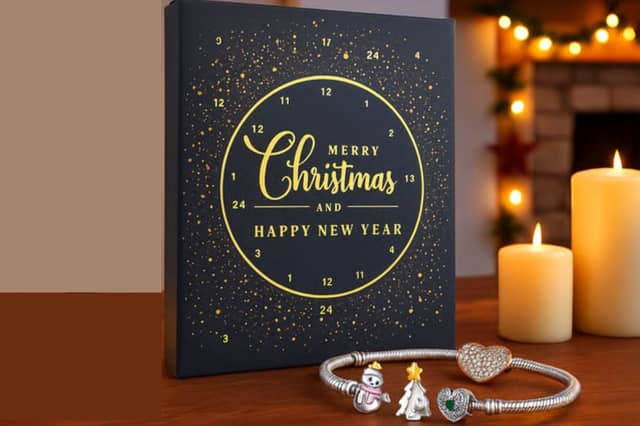 Pandora inspired 24-day jewellery advent calendar s that you can sparkle all December - now just £19.99