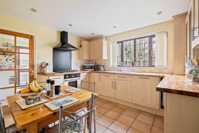 The family kitchen is fully integrated