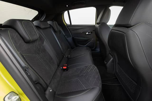 Space is a little tight in the back, though