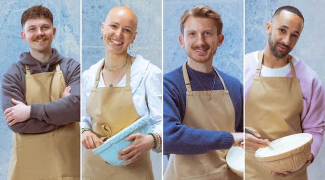 Toby, Jasmine, Tom and Aaron are heading into the series 16 Great British Bake Off semi-final.