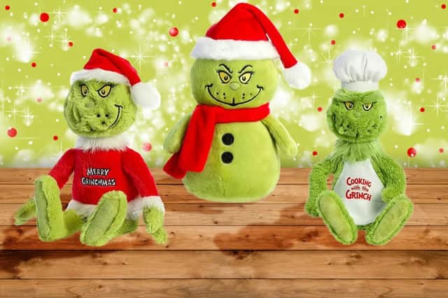 These Baby Grinch plush toys are part of Wowcher’s early under £15 Christmas deals