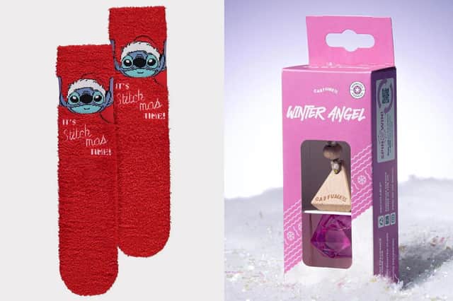 Disney Stich xmas socks/Carfume