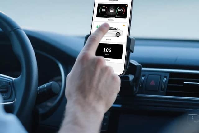 It can even give you real-time diagnostics while you're driving