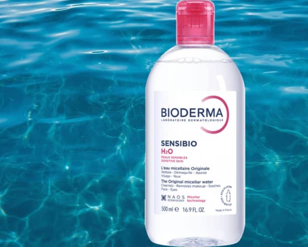 Micellar water soothes and respects skin balance