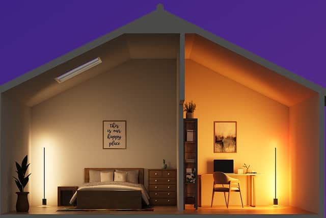 The lights have a variety of uses, but they add atmosphere to any room