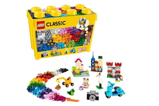 Lego classic large creative brick storage box set