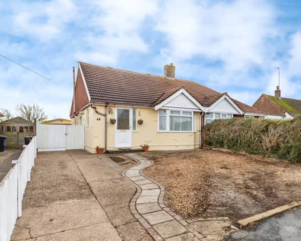 Modern three-bedroom semi‑detached bungalow with garden for £350,000