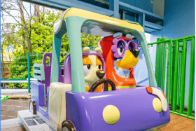 Alton Towers is busy testing its new Bluey ride - and families have helped create an artwork to celebrate its launch