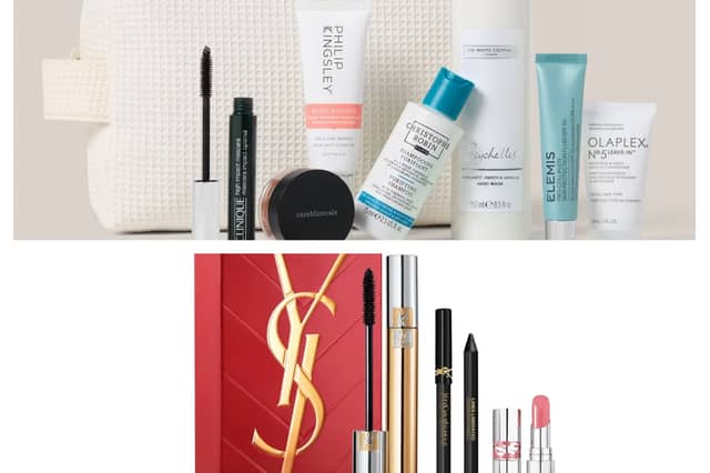 Last-minute beauty gifts recommended by LOOKFANTASTIC, including the LOOKFANTASTIC Mother's Day edit (top).