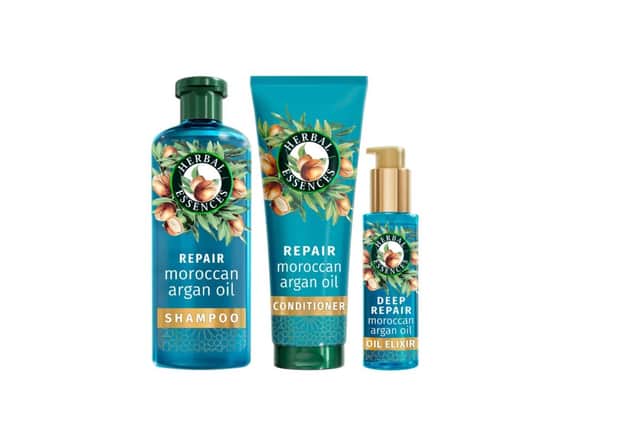 Herbal Essences Argan Bundle, Shampoo, Conditioner, Hair Oil