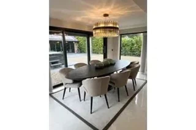 Bespoke square piped rug