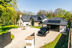The house is set in gorgeous rural surroundings, and the driveway has plenty of space for the bonus Land Rover 