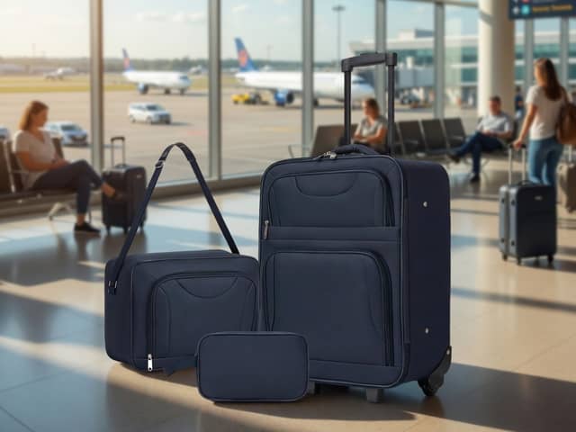 The Shavont luggage set includes a cabin suitcase and matching travel duffel bag, making it an ideal choice for travellers who want options.