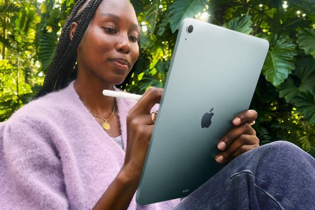 Apple’s latest iPad Air combines laptop-level performance with portability, making it one of the most sought-after Prime Day technology deals.