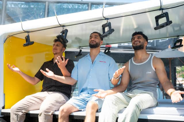 The giffgaff Keep Your Cool Zone transformed a milk float into the ultimate chill-out space