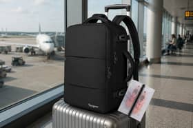 The Taygeer backpack is designed to fit Ryanair's free underseat cabin bag allowance while offering multiple storage compartments.