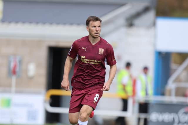 Lee Evans on his full Cobblers debut
