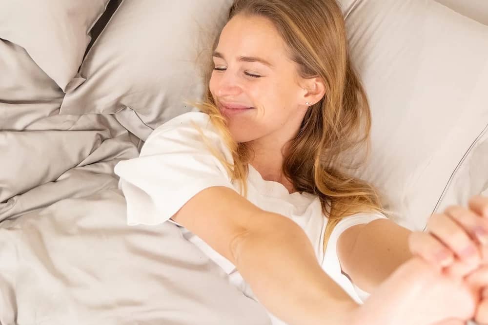 I tried several different bedding styles to find my favourite for comfort and luxury. Pictured is Luff Sleep bedding.