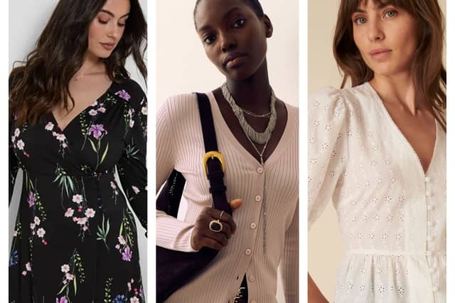 These transitional fashion pieces, from Joe Browns (left), Marks and Spencer (middle) and Nobody's Child (right), and more, can be styled throughout the changing seasons.